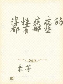 得性疾病的症状都有哪些