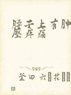 脖子上有肿块按压疼痛