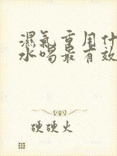 湿气重用什么泡水喝最有效