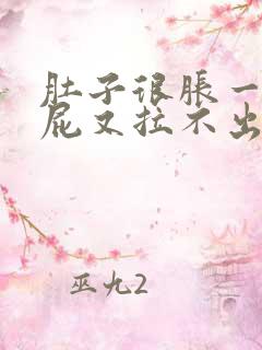 肚子很胀一直放屁又拉不出屎又不舒服