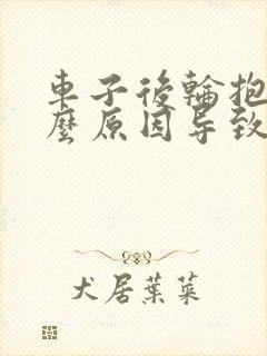 车子后轮抱死什么原因导致