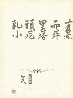 乳头里面有一个小疙瘩疼是怎么回事