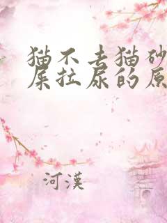 猫不去猫砂里拉屎拉尿的原因