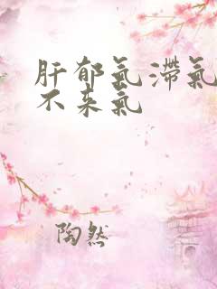 肝郁气滞气短上不来气