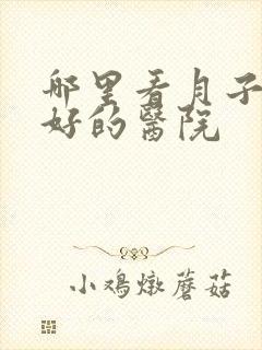 哪里看月子病最好的医院