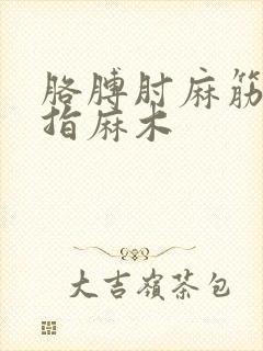 胳膊肘麻筋疼手指麻木