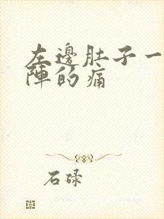 左边肚子一阵一阵的痛