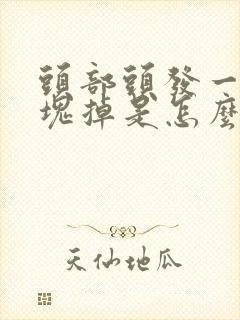 头部头发一块一块掉是怎么回事