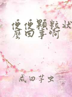 便便颗粒状是怎么回事啊