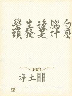 学生后脑勺长白头发是什么原因