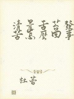 清晨舌苔发黄口苦怎么回事