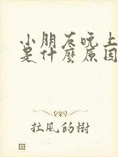 小朋友晚上尿床是什么原因