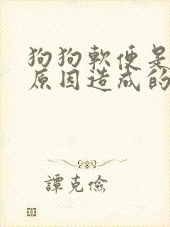 狗狗软便是什么原因造成的