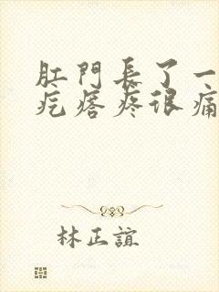 肛门长了一个肉疙瘩疼很痛