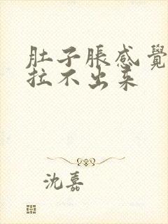 肚子胀感觉有屎拉不出来