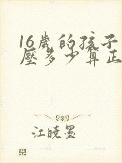 16岁的孩子血压多少算正常