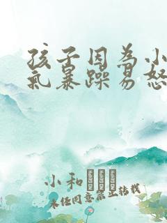 孩子因为小事脾气暴躁易怒