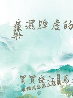 痰湿脾虚的中成药