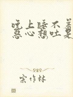 晚上睡不着头晕恶心想吐是什么原因