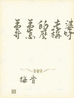 弟弟的老婆的哥哥怎么称呼