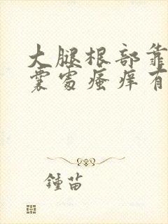 大腿根部靠近阴囊处瘙痒有疙瘩