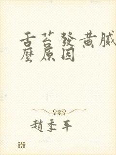 舌苔发黄腻是什么原因