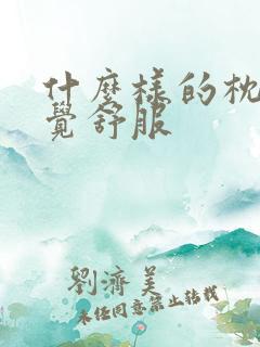 什么样的枕头睡觉舒服