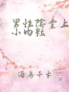 男性阴囊上长了小肉粒