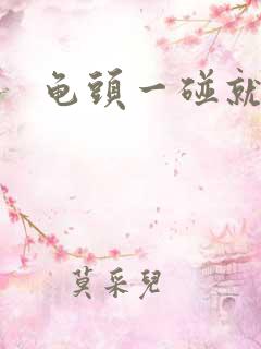 龟头一碰就想射