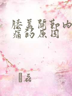 膝盖关节内侧疼痛的原因