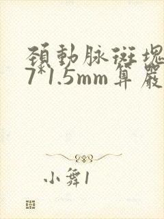 颈动脉斑块4.7*1.5mm算严重