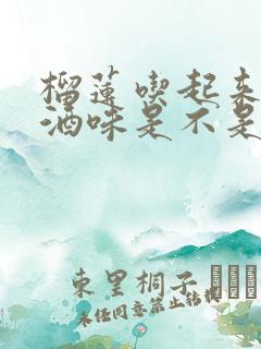 榴莲吃起来有股酒味是不是坏了