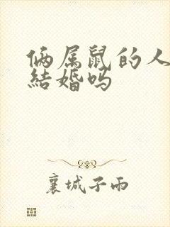 俩属鼠的人适合结婚吗