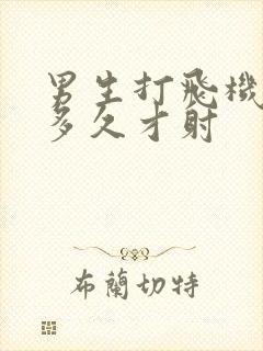 男生打飞机一般多久才射