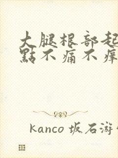 大腿根部起红点点不痛不痒