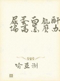 尿蛋白肌酐比值偏高怎么办