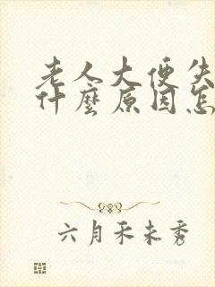 老人大便失禁是什么原因怎么治疗