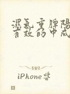 湿气重脾阳虚最有效的中成药