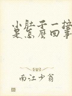 小肚子一按就疼是怎么回事女性