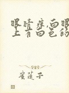 眼睛痒,白眼球上有白色的凸起