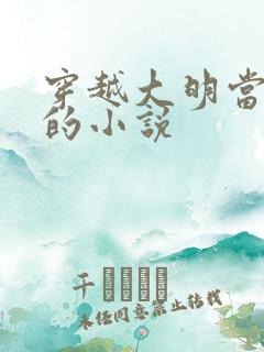 穿越大明当暴君的小说