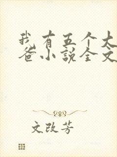 我有五个大佬爸爸小说全文免费阅读