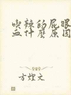 吃辣的屁眼就出血什么原因