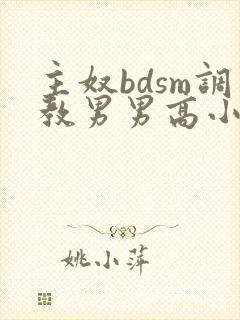 主奴bdsm调教男男高小说