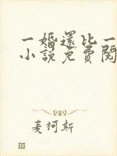 一婚还比一婚高小说免费阅读