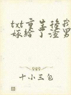 txt重生后我嫁给了渣男的死对头