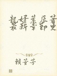 龙婿叶辰萧初然最新章节更新