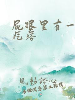 屁眼里有一个硬疙瘩