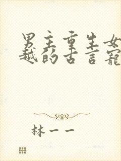 男主重生女主穿越的古言宠文