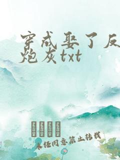 穿成娶了反派的炮灰txt